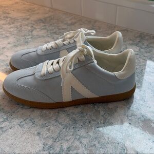 Stylish Mia Light blue and White Sneakers